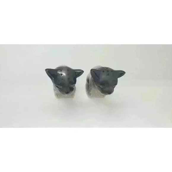 Vintage Dog Puppy Salt & Pepper Set Ceramic Japan 1950s House Gift Dog Lover - Picture 5 of 11